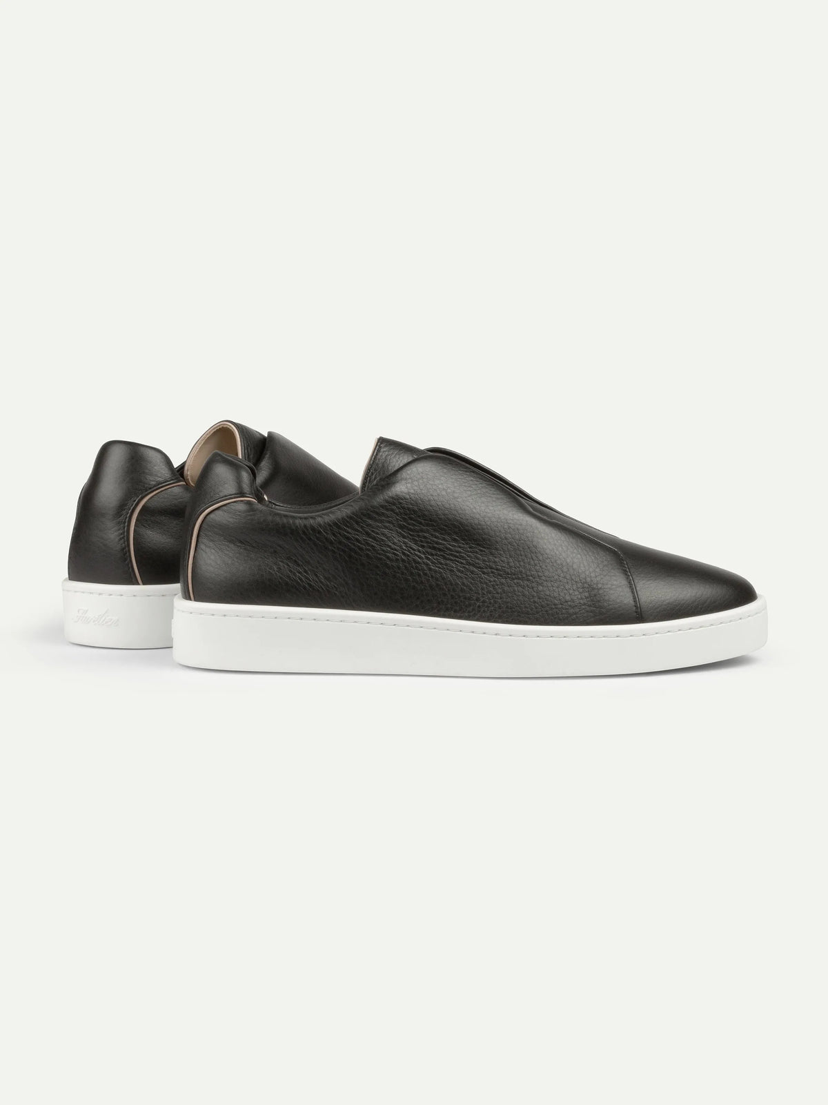 Aurelien Black Men Black Grain AUR3 Sneaker SKU: 02-025-13-05-01-0002_001 Image 04
