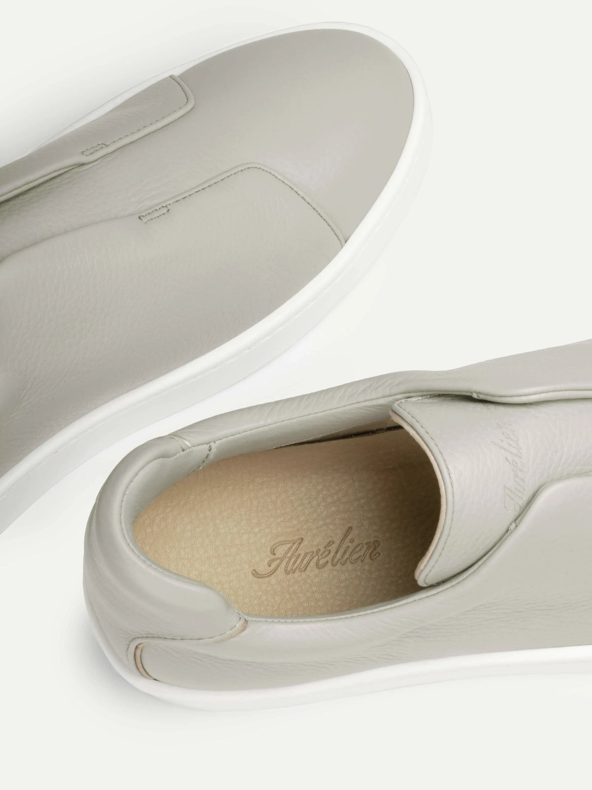 Aurelien Light Grey Men Light Grey Grain AUR3 Sneaker SKU: 02-025-13-05-01-0002_050 Image 03