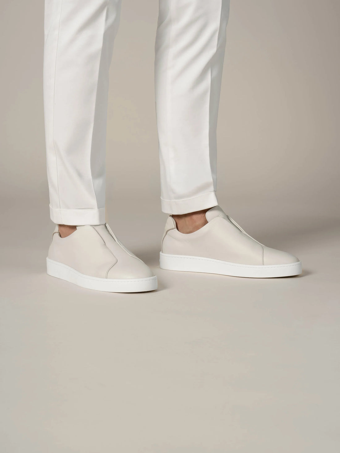 Aurelien Ivory Men Ivory Grain AUR3 Sneaker SKU: 02-025-13-05-01-0002_120 Image 02