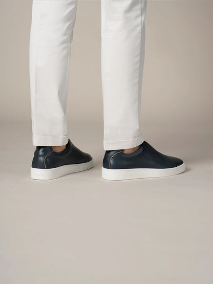 Aurelien Dark Navy Men Dark Navy Grain AUR3 Sneaker SKU: 02-025-13-05-01-0002_411 Image 06