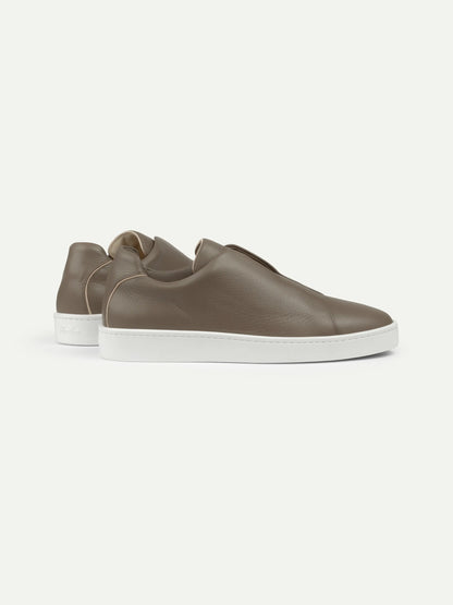 Aurelien Taupe Men Taupe Grain AUR3 Sneaker SKU: 02-025-13-05-01-0002_900 Image 04