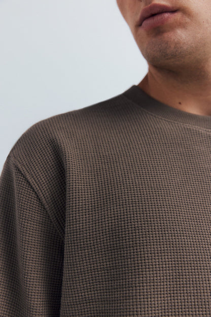 Springfield_Tan_Long Sleeve Waffle T-Shirt_0222059_35_02