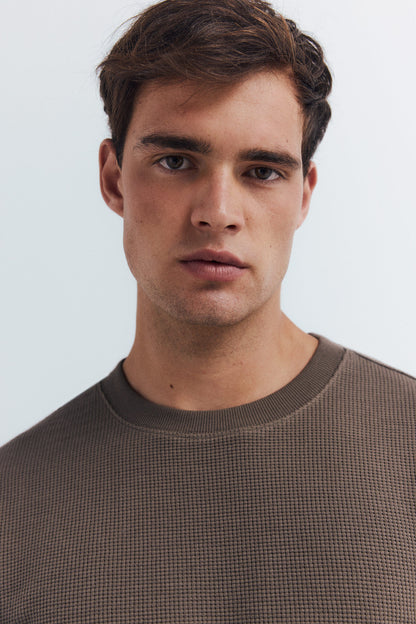 Springfield_Tan_Long Sleeve Waffle T-Shirt_0222059_35_04