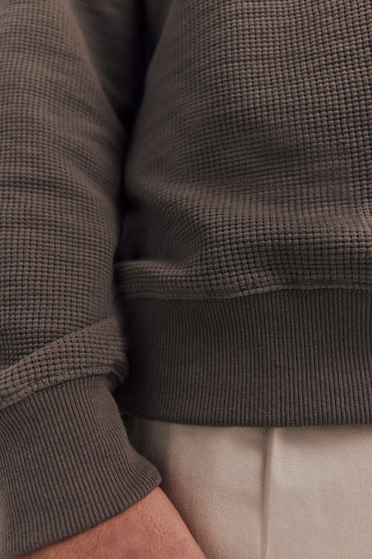 Springfield_Tan_Long Sleeve Waffle T-Shirt_0222059_35_05