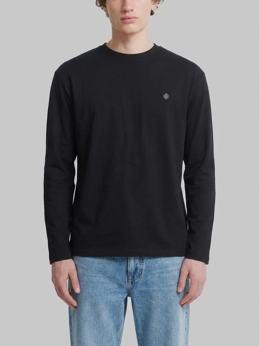 Springfield Black Men Carbon Long Sleeve T-Shirt SKU: 0223727_01 Image 00