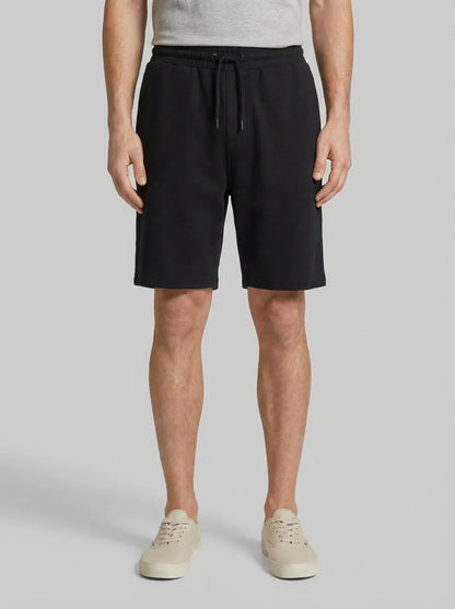 Springfield Black Men Fleece Bermuda Shorts SKU: 0223735_01 Image 00