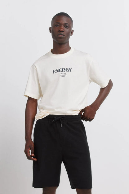 Springfield Black Men Fleece Bermuda Shorts SKU: 0223735_01 Image 03