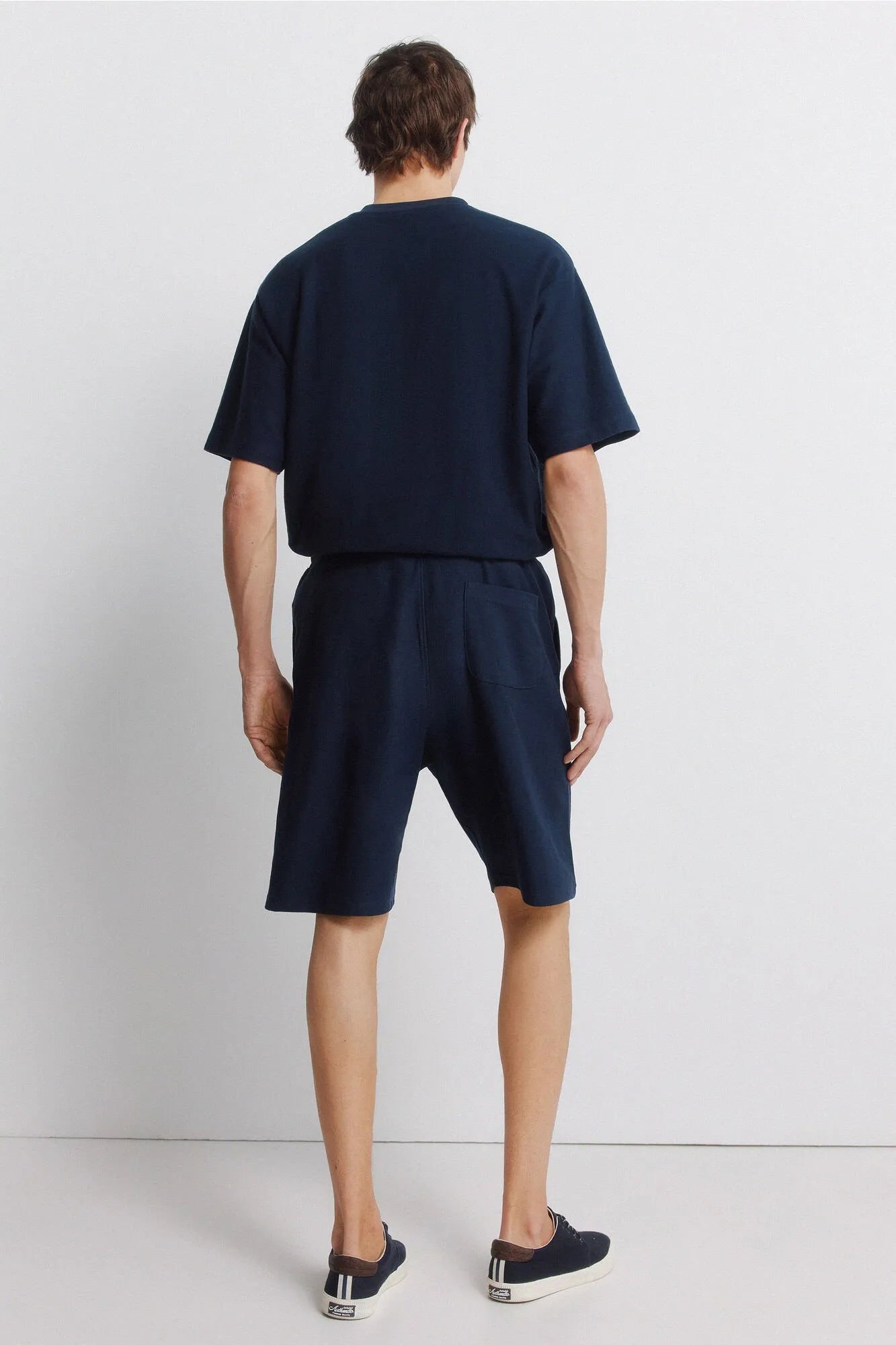 Springfield Blue Men Fleece Bermuda Shorts SKU: 0223735_12 Image 06