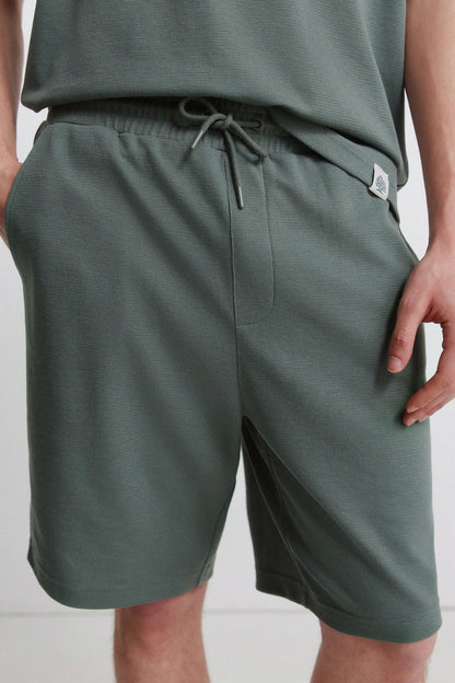 Springfield 0 Men Waffle Bermuda Shorts SKU: 0223740_23 Image 04
