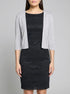 Vera Mont Grey/Silver Women Open Knit Bolero SKU: 0225-4818_9894 Image 00