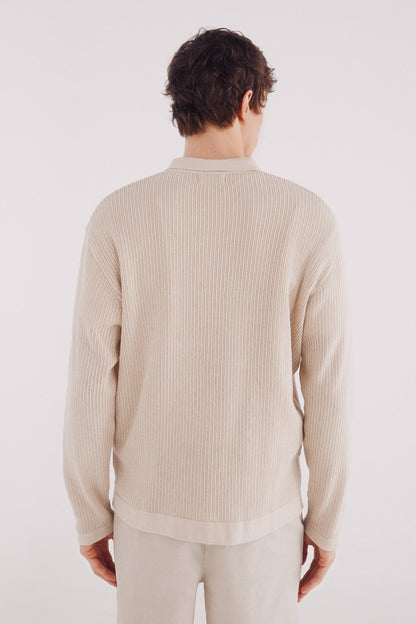 Springfield_Beige_Structured Cardigan in Colour_0232607_51_04