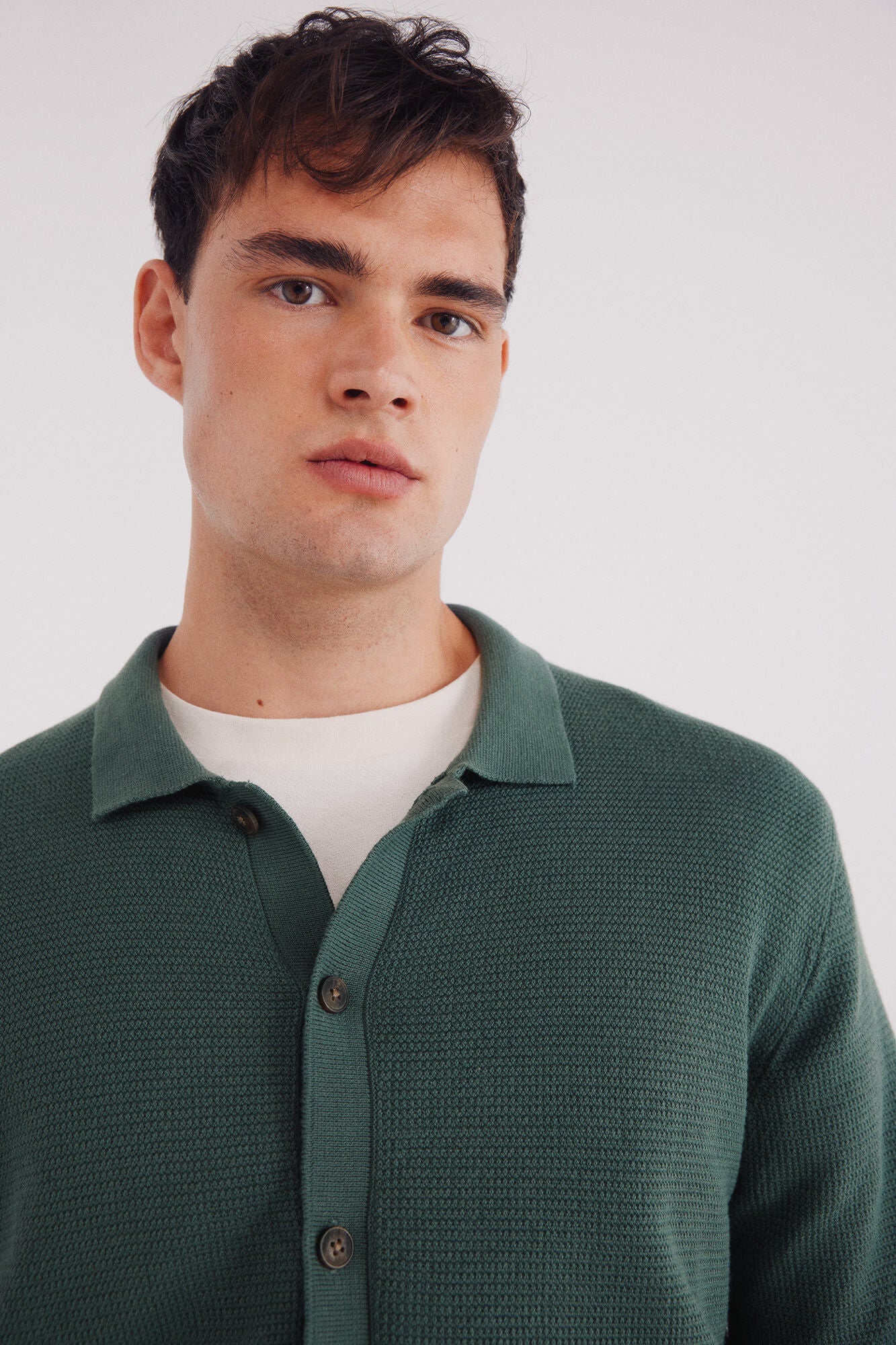 Springfield_Green_Structured Cardigan in Colour_0232608_23_03