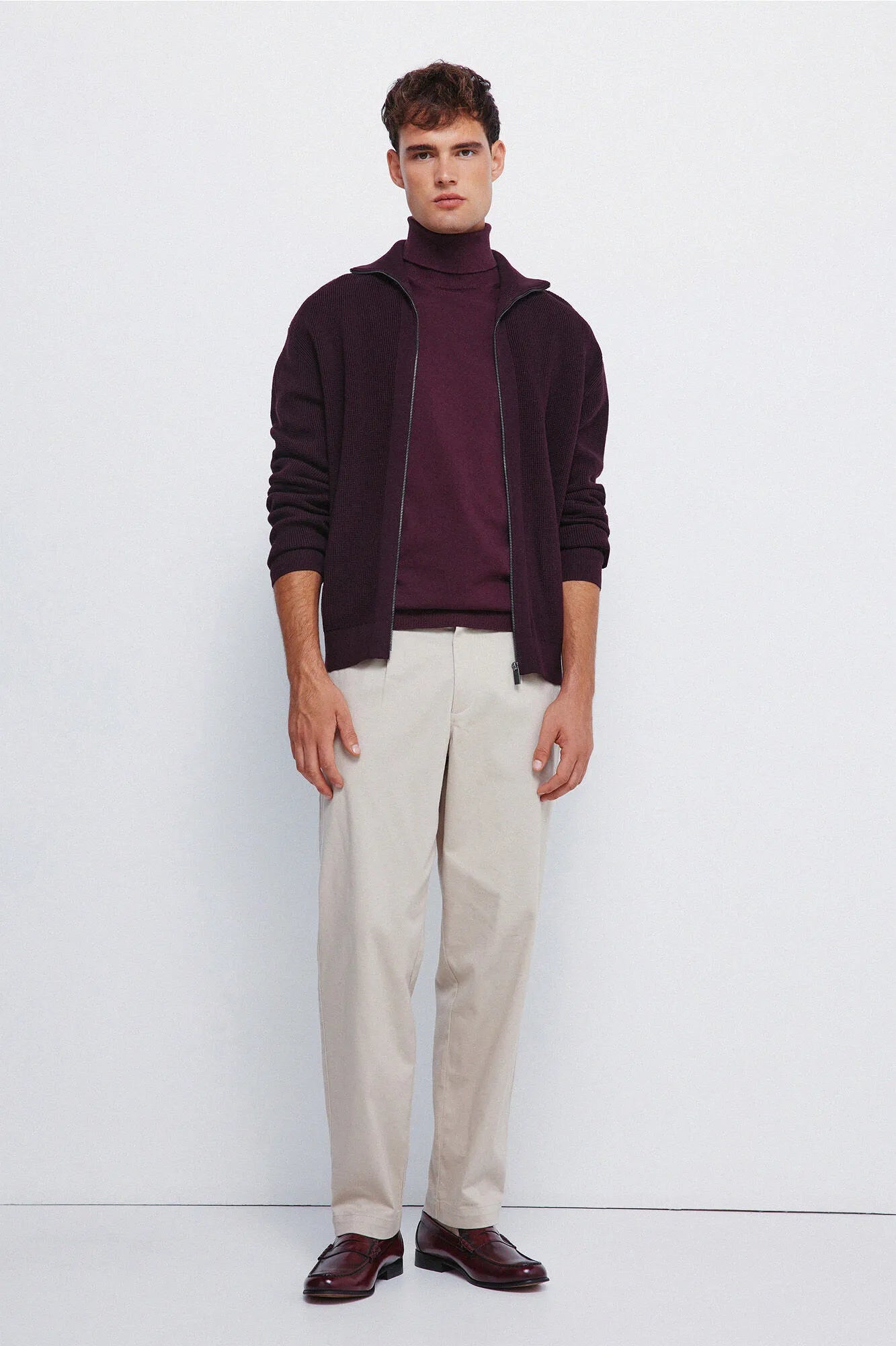 Springfield_Orange_Zip Fastening Cardigan Cardigan_0232610_67_03