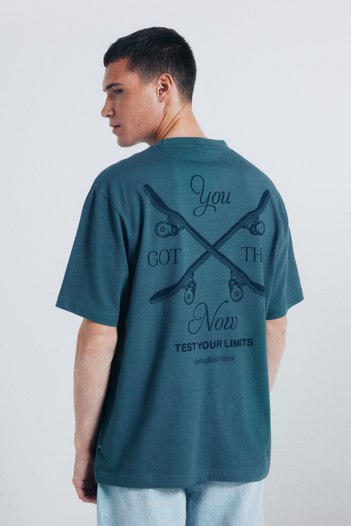 Springfield_Blue_Enjoy T-Shirt_0242445_83_01