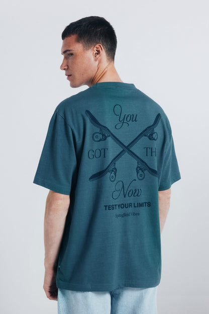 Springfield_Blue_Enjoy T-Shirt_0242445_83_01