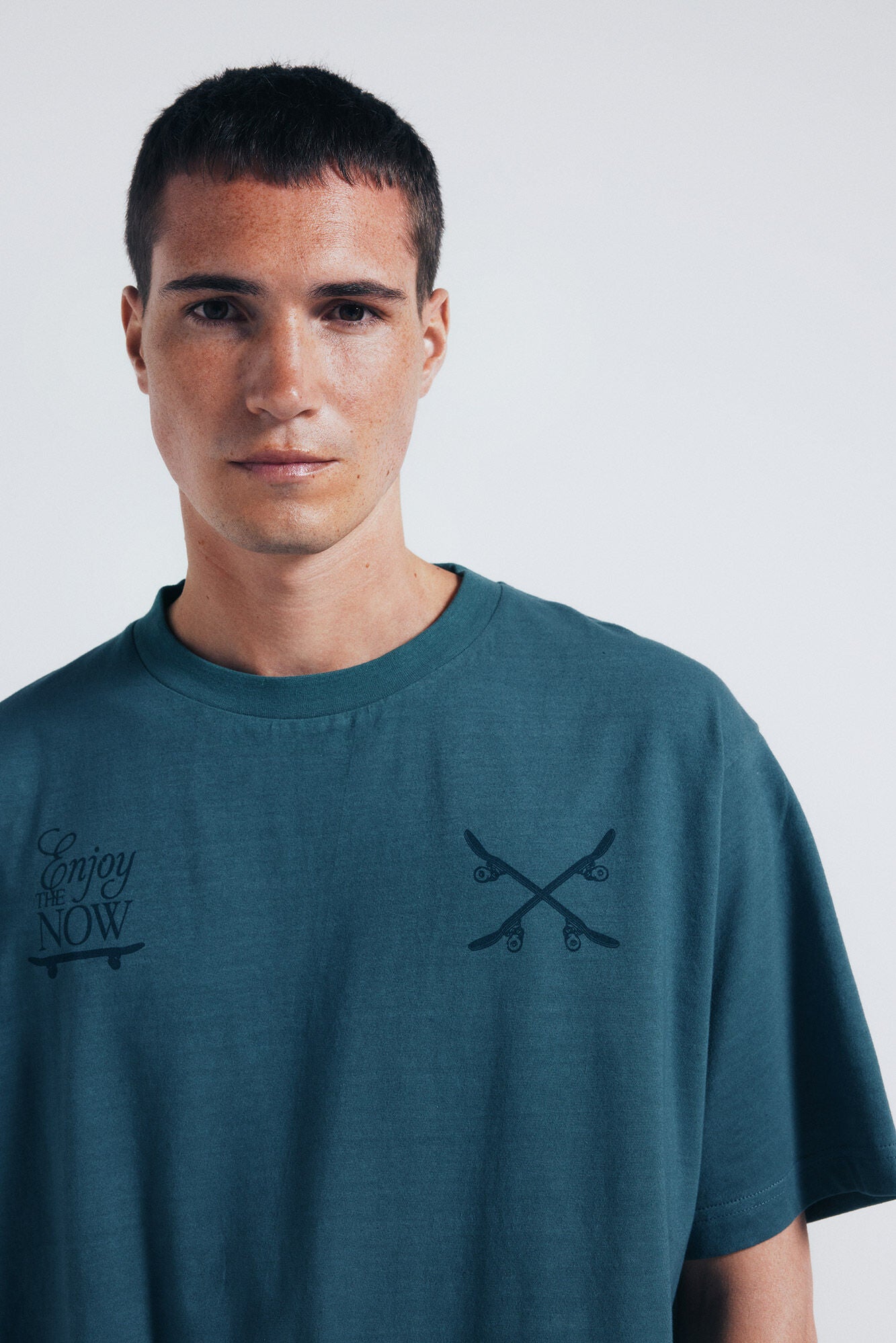 Springfield_Blue_Enjoy T-Shirt_0242445_83_04