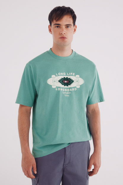 Springfield_Green_Longboard T-Shirt_0242446_27_01
