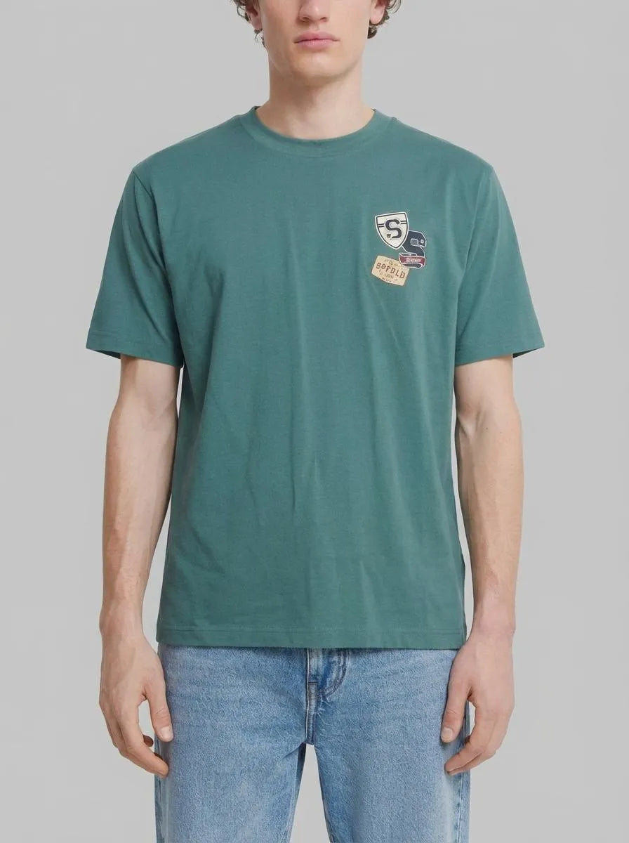 Springfield Blue Men Logo T-Shirt Springfield SKU: 0243376_87 Image 00