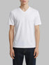 Springfield White Men Lycra V-Neck Slim Fit T-Shirt SKU: 0243379_99 Image 00