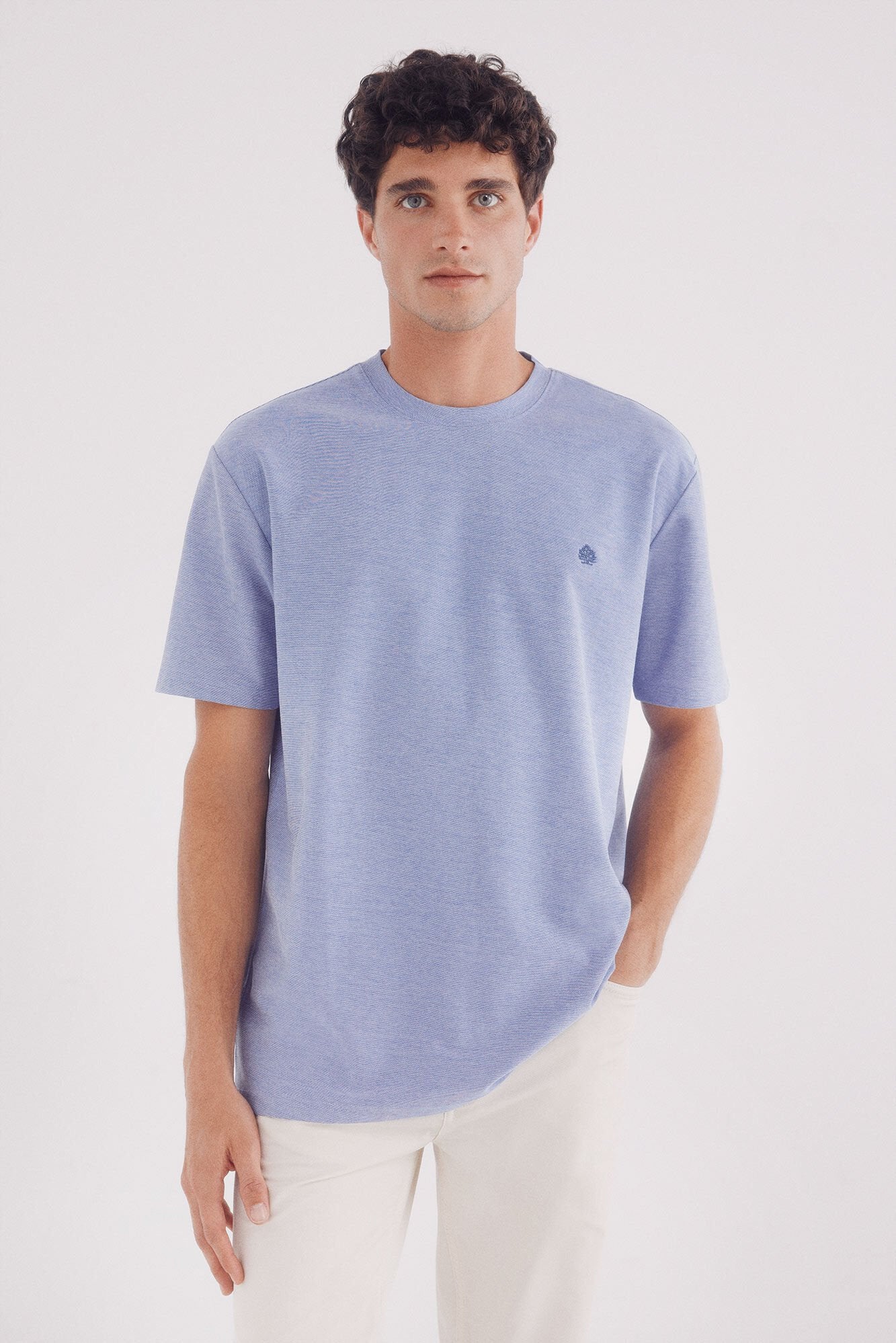 Springfield_Oxford PiquŽ T-Shirt_0249036_13_01