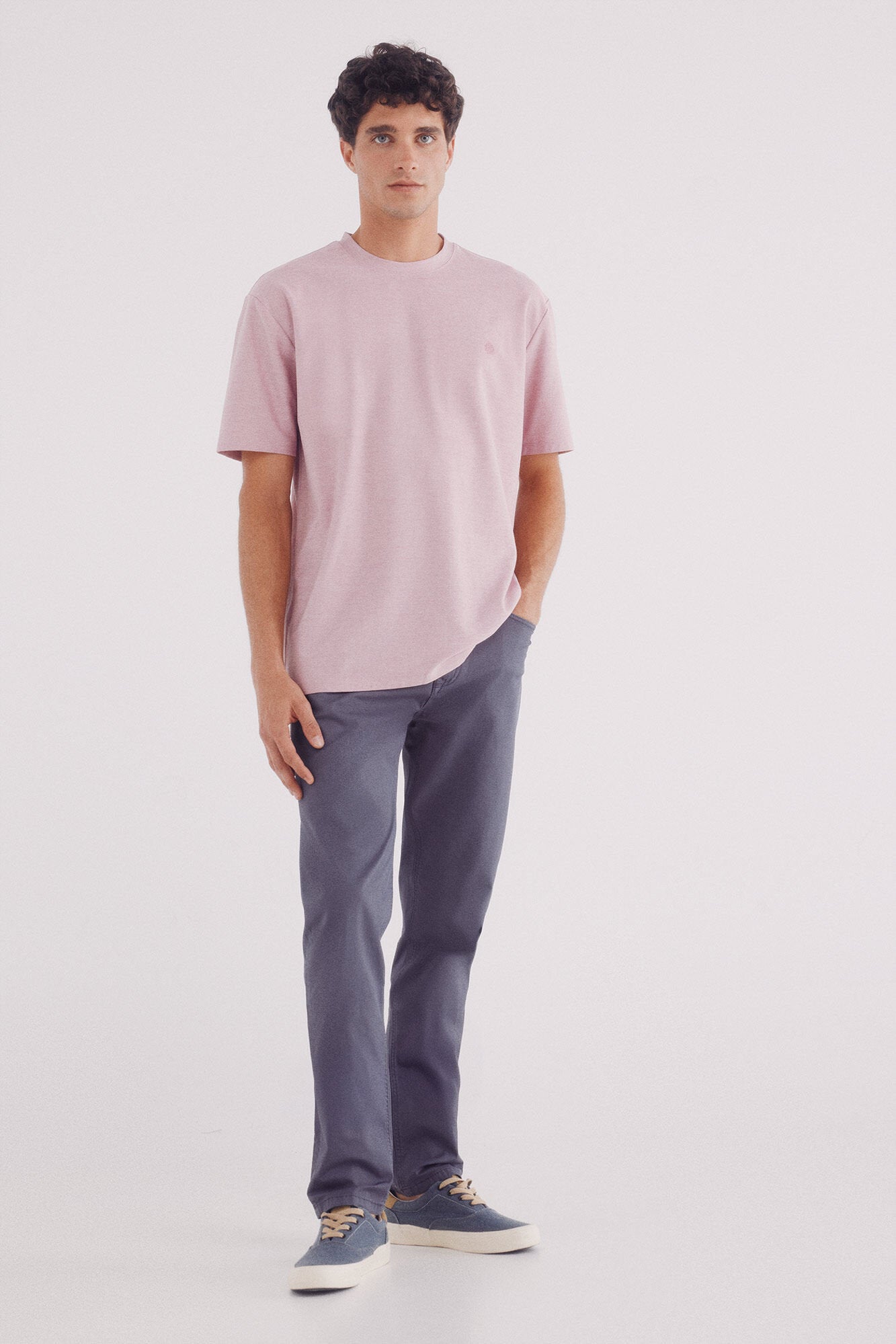 Springfield_Oxford PiquŽ T-Shirt_0249036_74_03