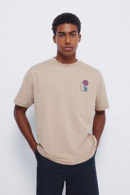 Springfield_Beige_Mount Fuji T-Shirt_0262914_51_03