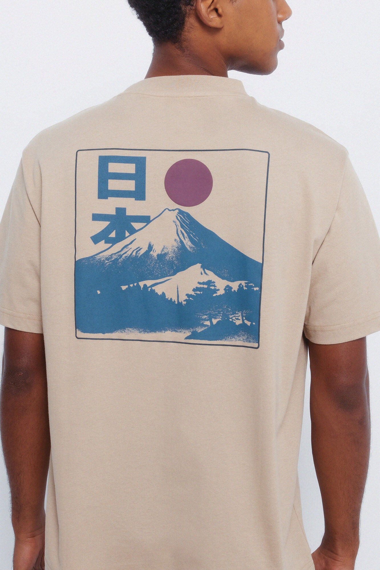 Springfield_Beige_Mount Fuji T-Shirt_0262914_51_04