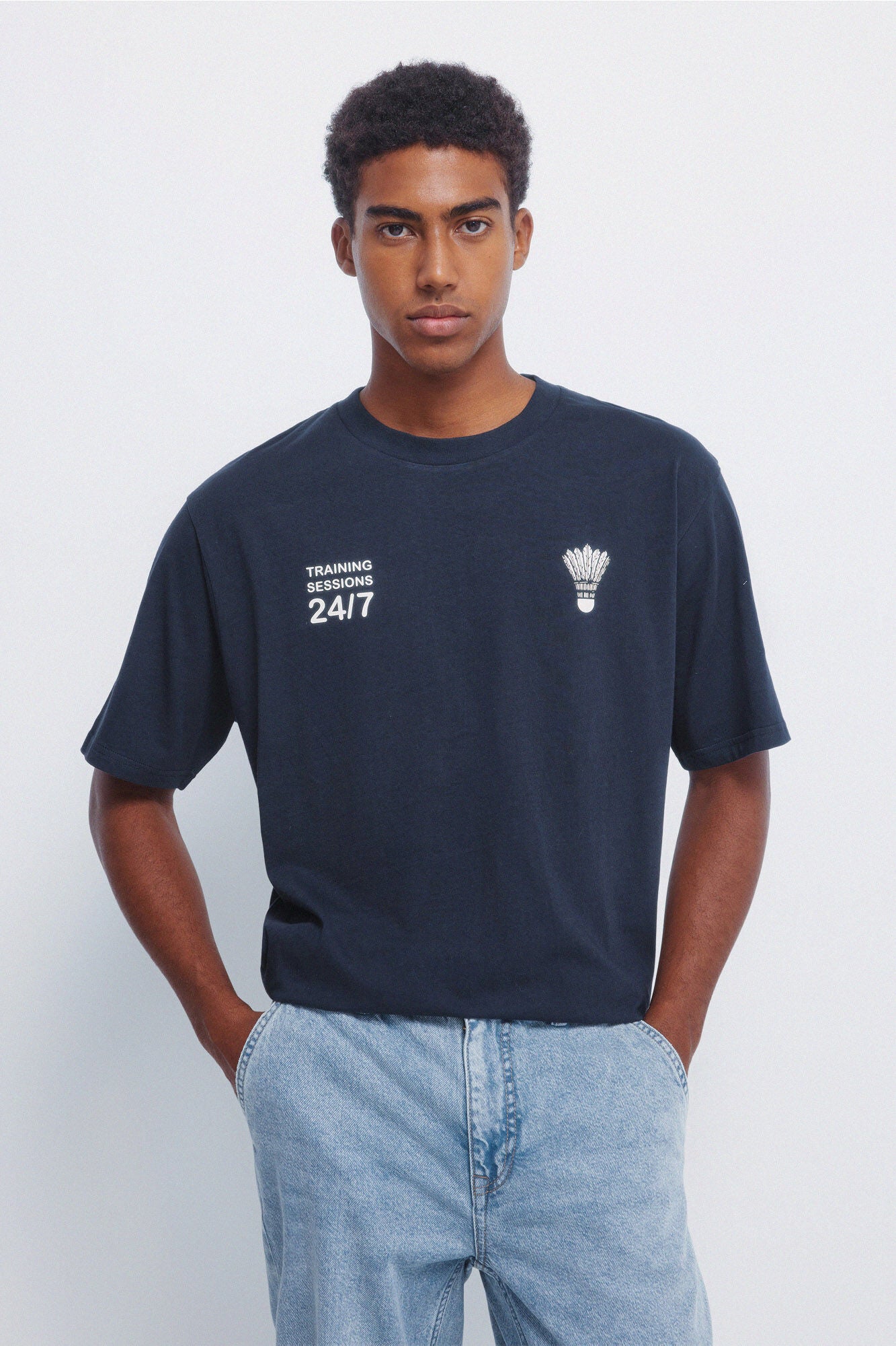 Springfield_Dark Blue_Batminton T-Shirt_0262915_11_02