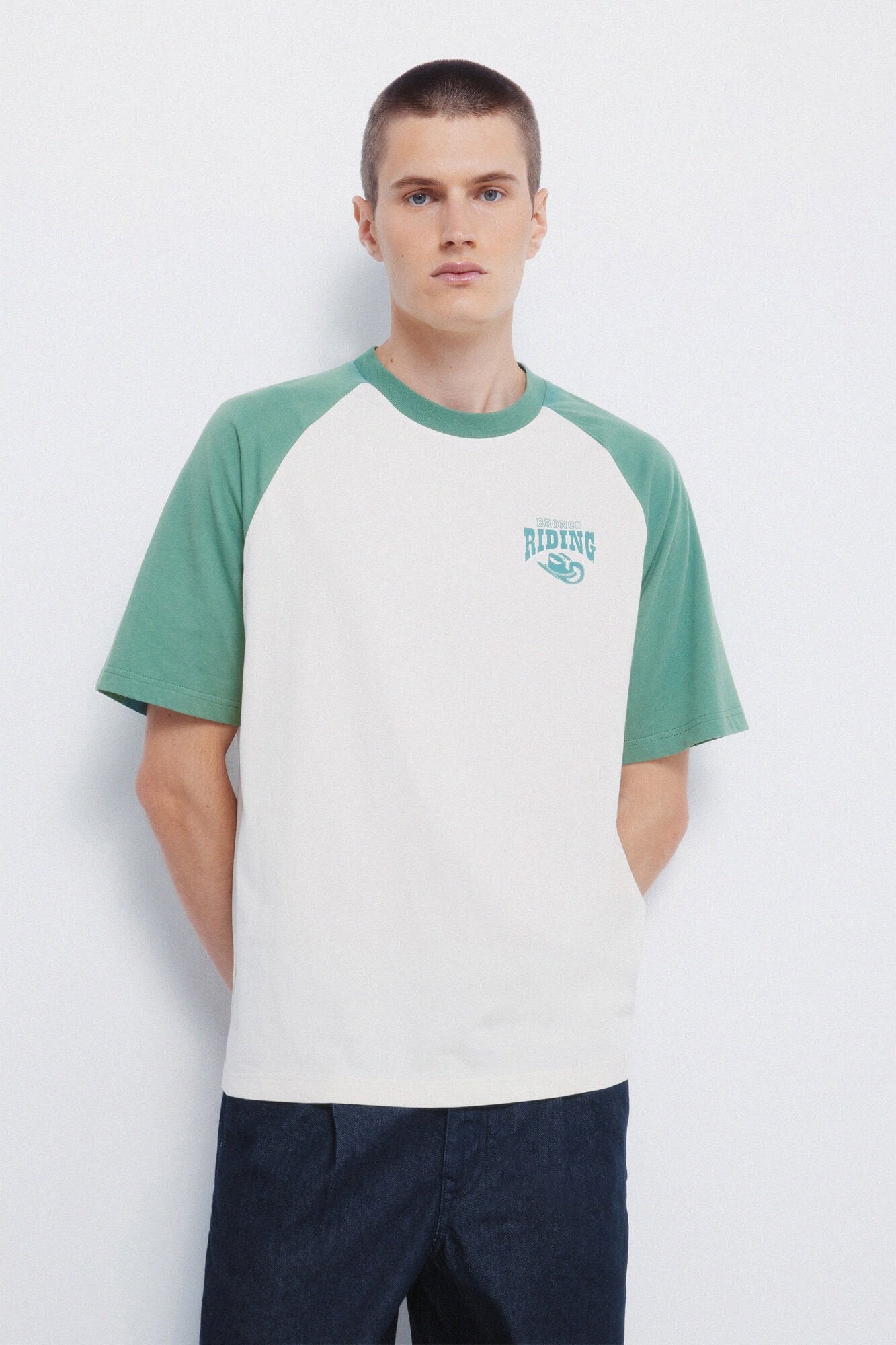 Springfield_Green_Bronco Riding T-Shirt_0262924_25_01