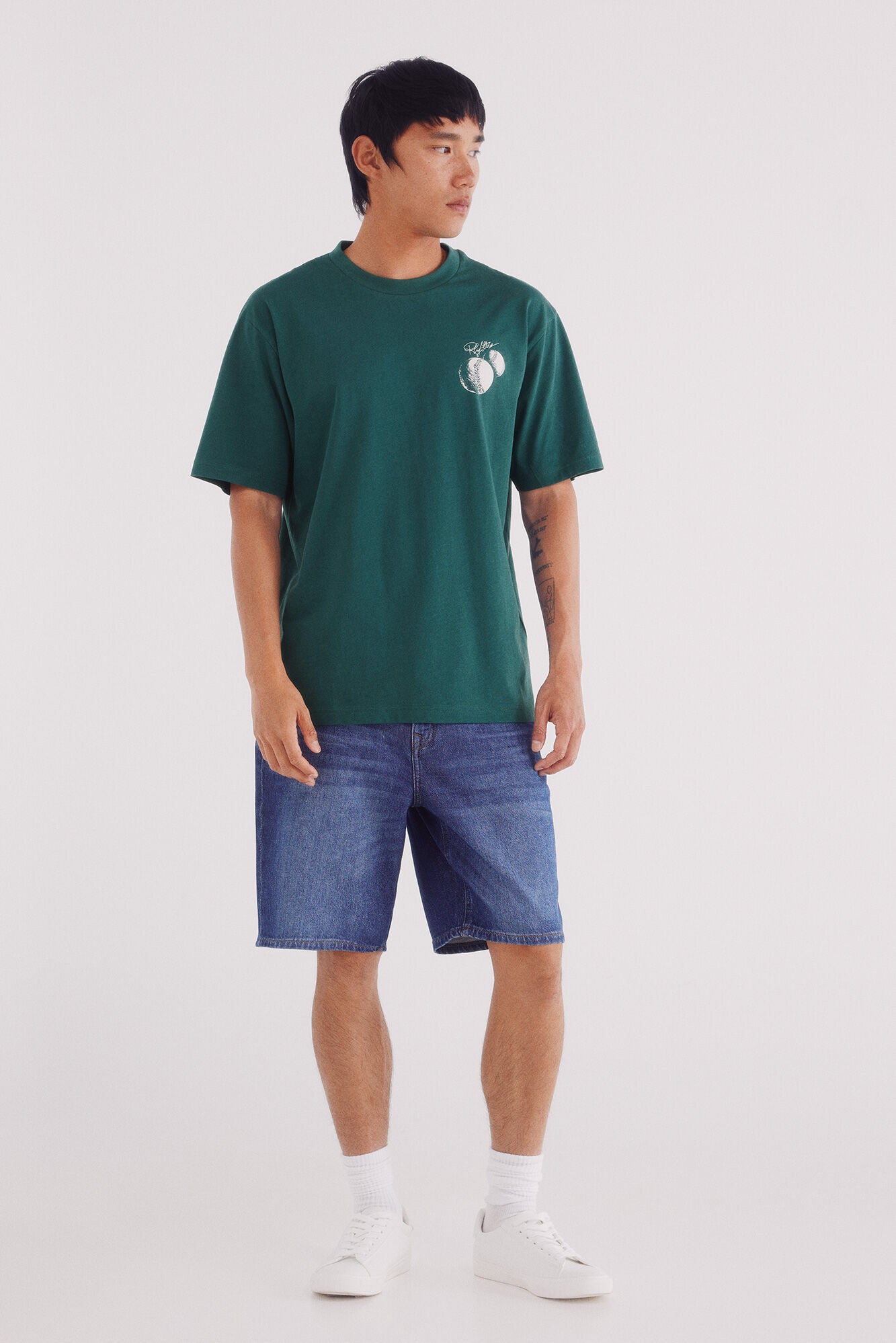 Springfield_Green_Baseball T-Shirt_0262936_22_06