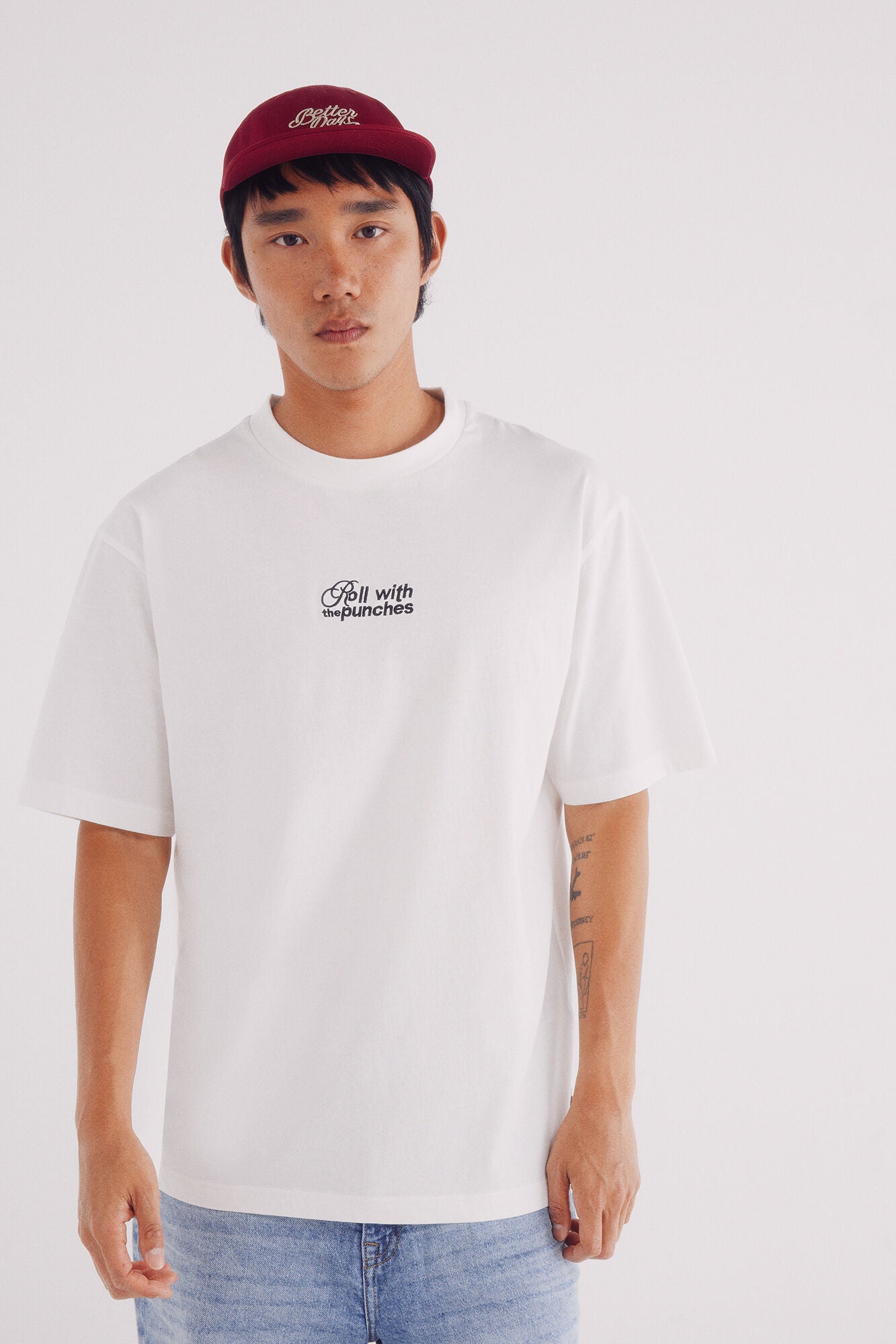 Springfield_White_Roll with Punches T-Shirt_0262937_96_03