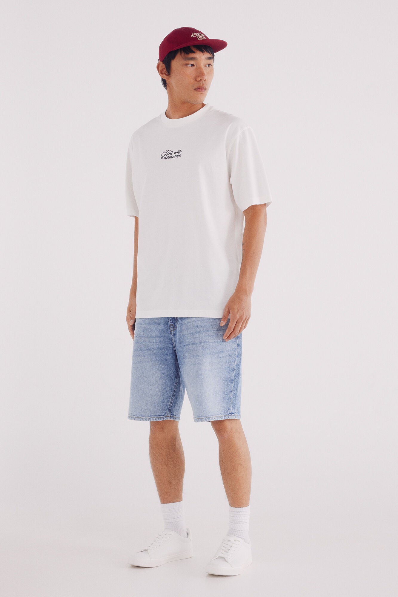 Springfield_White_Roll with Punches T-Shirt_0262937_96_05