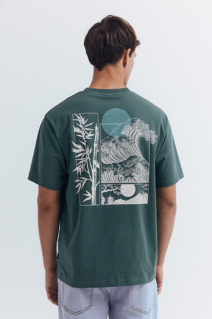 Springfield_Green_Landscape Composition T-Shirt_0262938_22_05