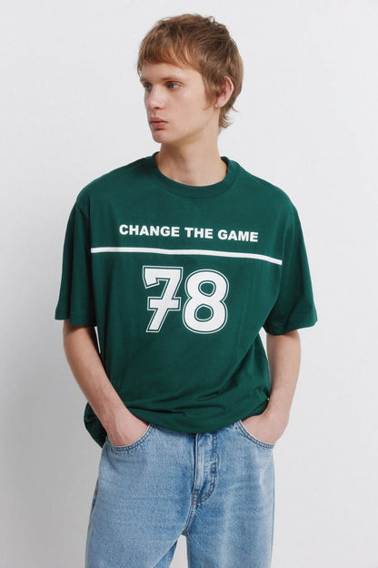 Springfield Green Men T-Shirt 78 SKU: 0263440_21 Image 04