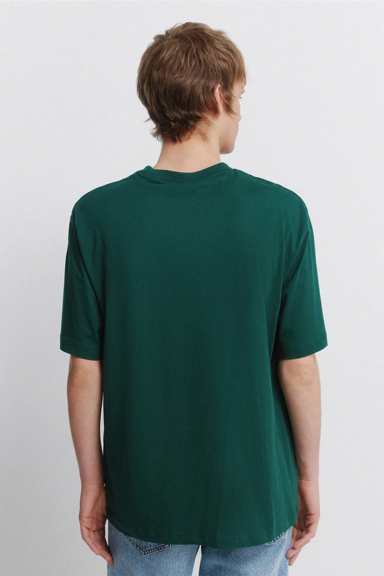 Springfield Green Men T-Shirt 78 SKU: 0263440_21 Image 05