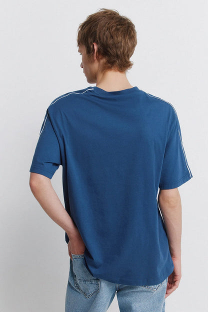 Springfield Blue Men T-Shirt Talent SKU: 0263441_13 Image 04