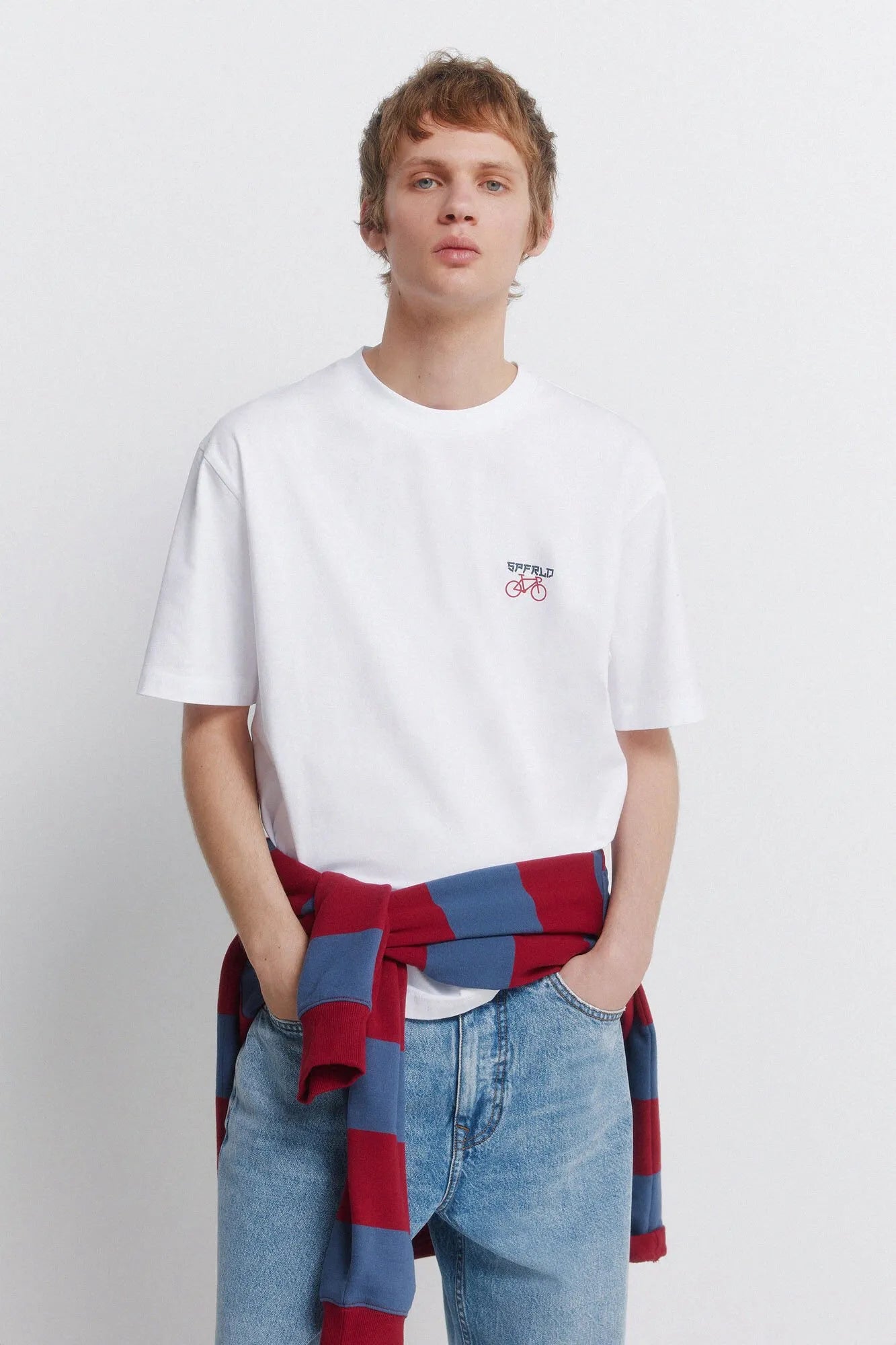 Springfield White Men Studio T-Shirt Springfield SKU: 0263443_99 Image 01