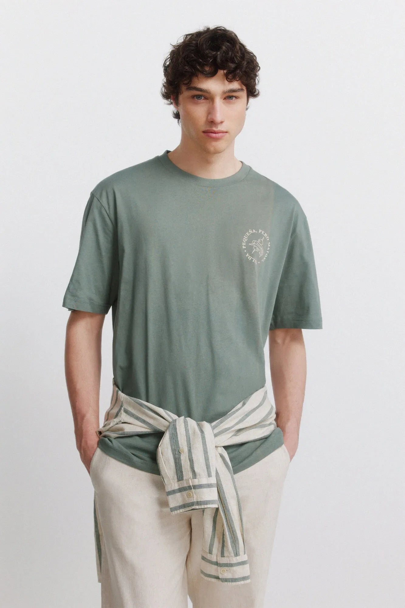 Springfield Green Men T-Shirt Gilda SKU: 0263459_28 Image 03