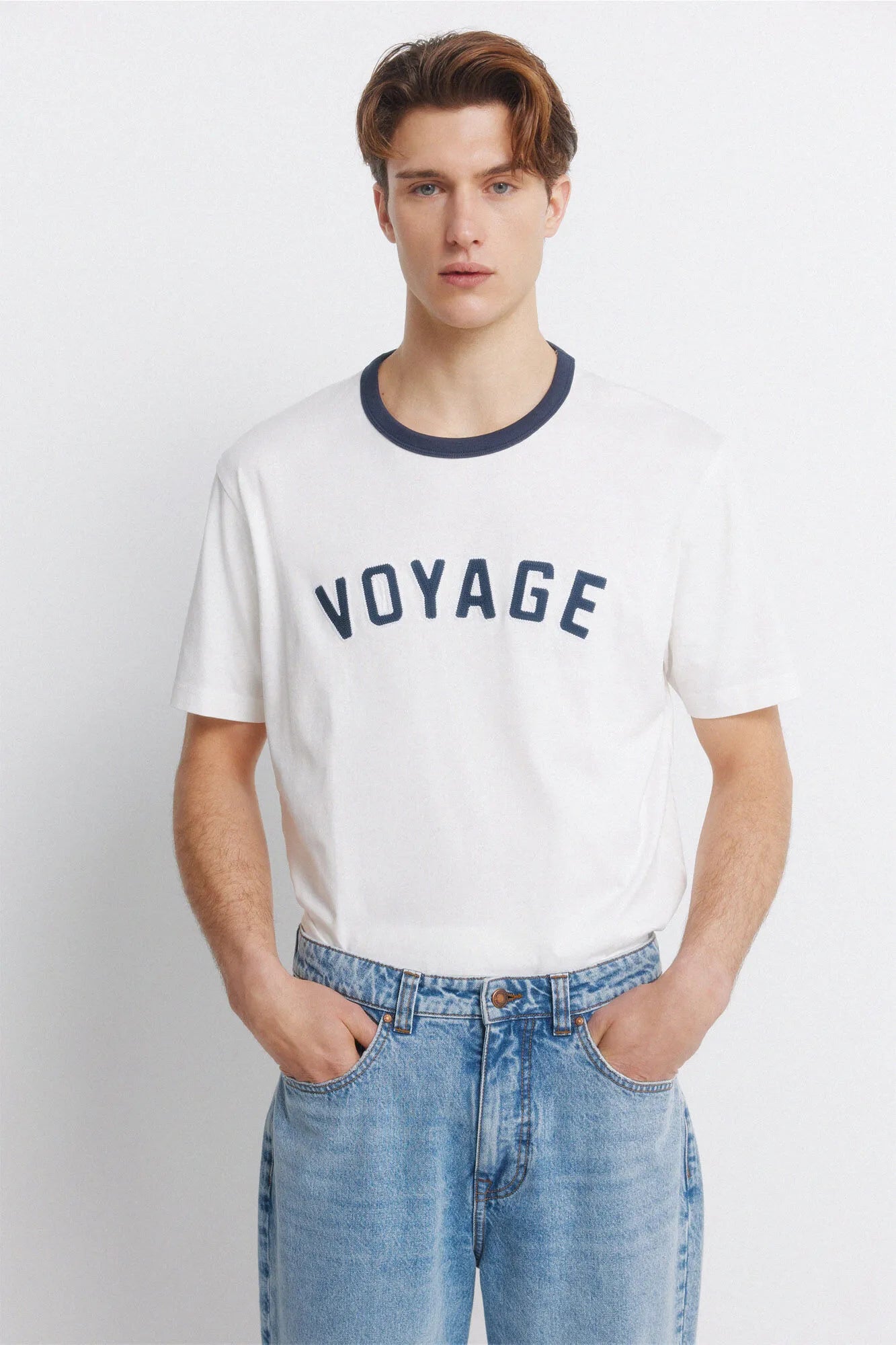 Springfield White Men Voyage T-Shirt SKU: 0263463_96 Image 01