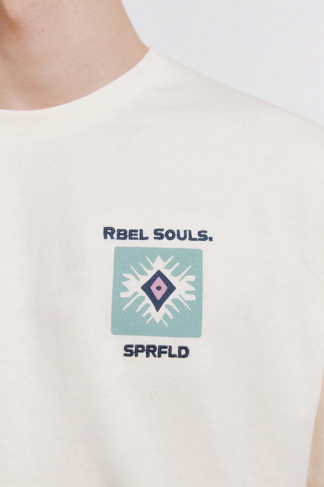 Springfield White Men Rbel Soul T-Shirt SKU: 0263464_97 Image 04