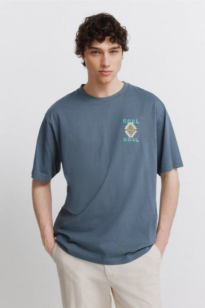Springfield Blue Men Native T-Shirt Rbel SKU: 0263466_83 Image 04