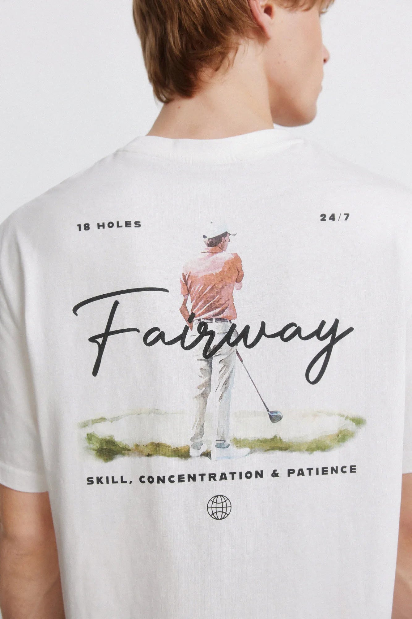 Springfield White Men Fairway T-Shirt SKU: 0263470_99 Image 05