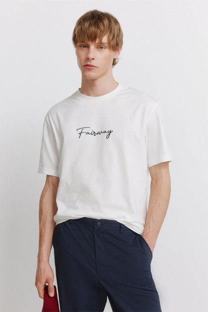 Springfield White Men Fairway T-Shirt SKU: 0263470_99 Image 06