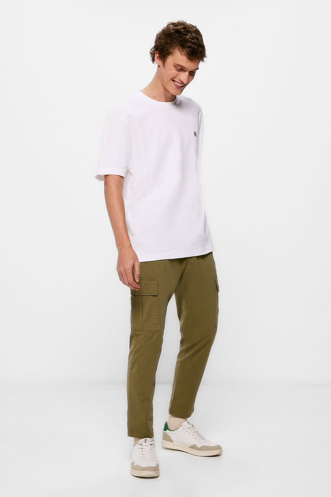 Plain Crew Neck T Shirt_0267501_99_02