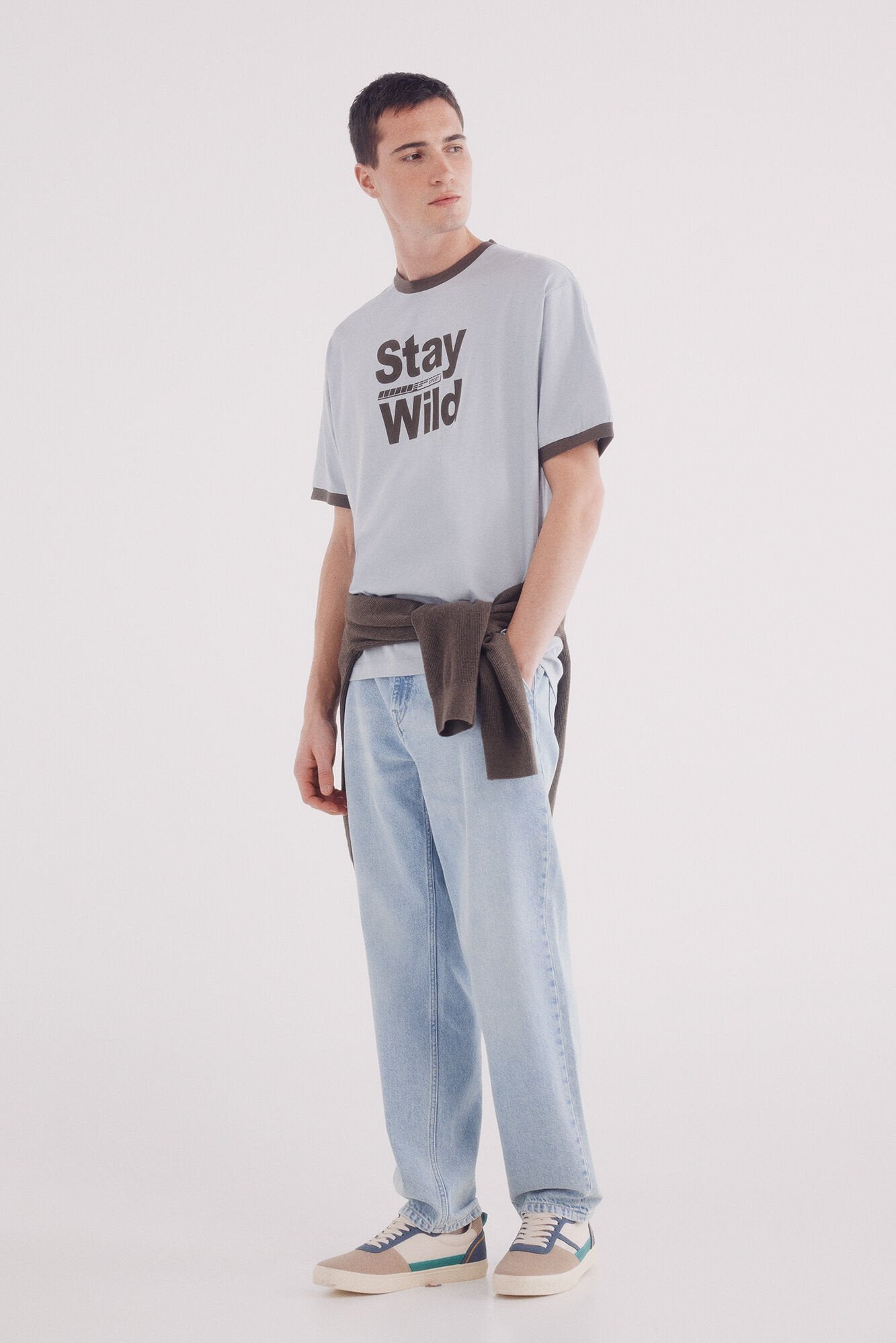 Springfield_Stay Wild Contrast T-Shirt_0269186_18_04