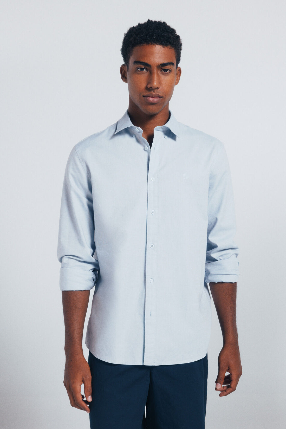 Springfield_Medium_Blue_Textured Shirt_0272776_15_01