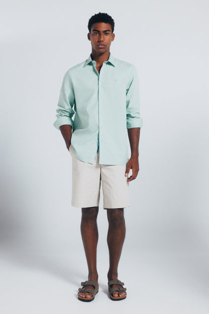 Springfield_Green_Textured Shirt_0272776_27_04