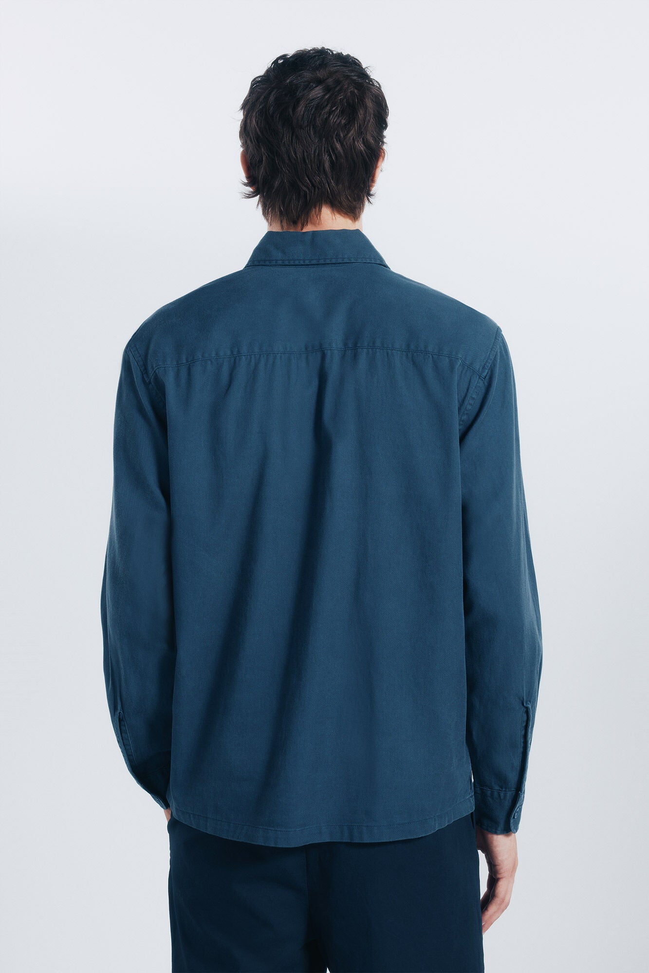 Springfield_Blue_Oversized Tencel Overshirt_0272783_16_03