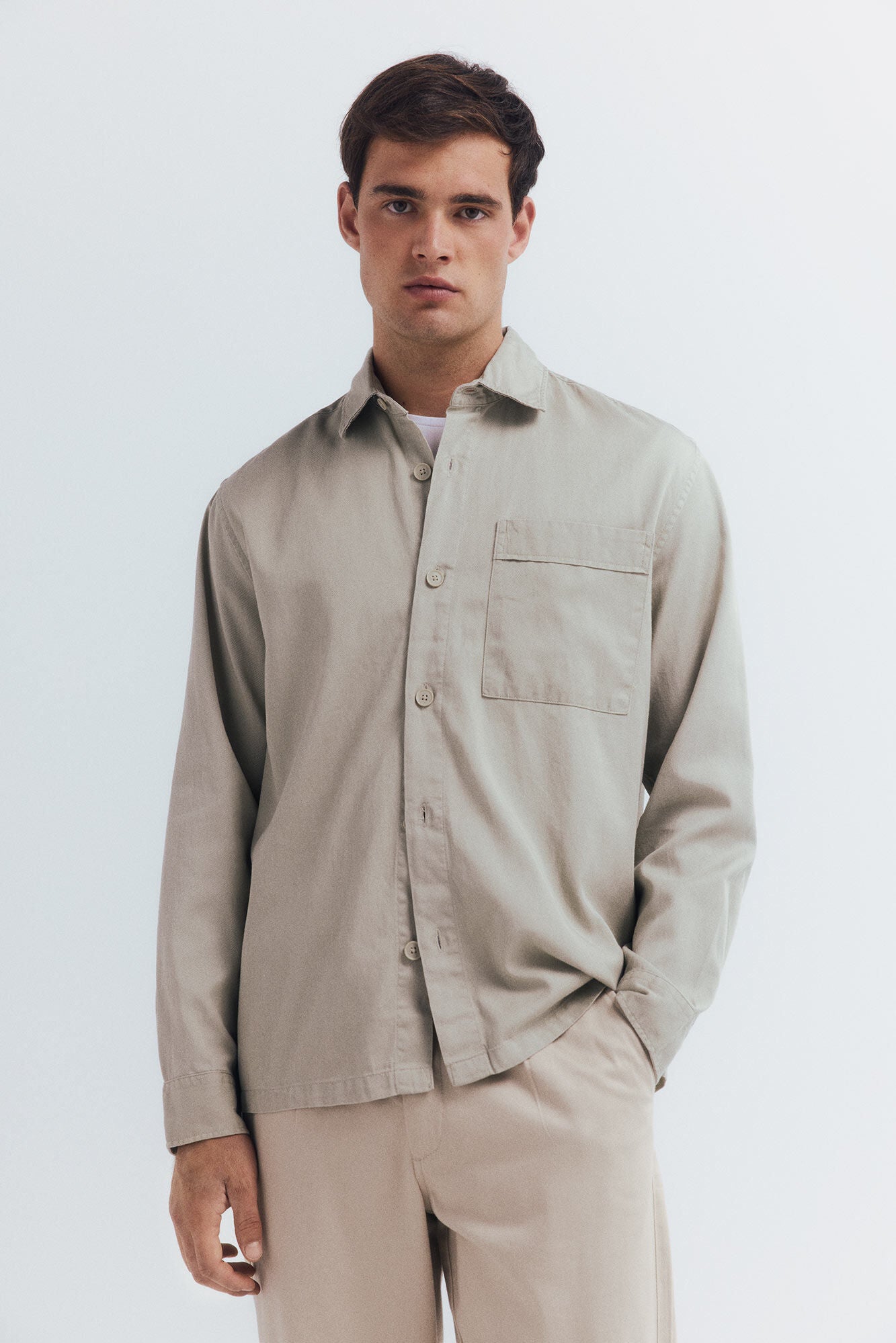 Springfield_White_Oversized Tencel Overshirt_0272783_97_01