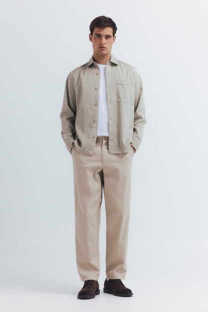 Springfield_White_Oversized Tencel Overshirt_0272783_97_04